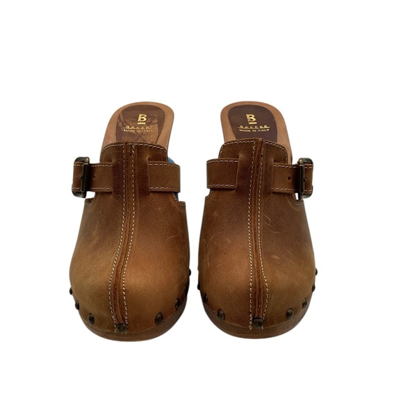 Bakers Brown Leather Clogs with Buckle size 7 - Picture 3 of 9